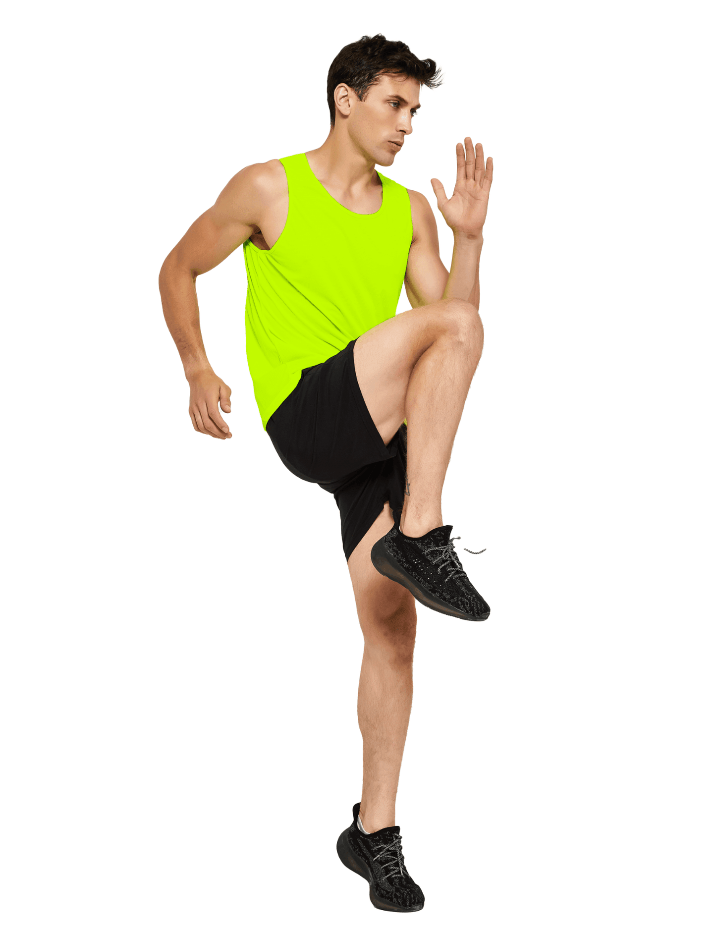 Men's Neon Running Athletic Tank Top - DEMOZU Sports