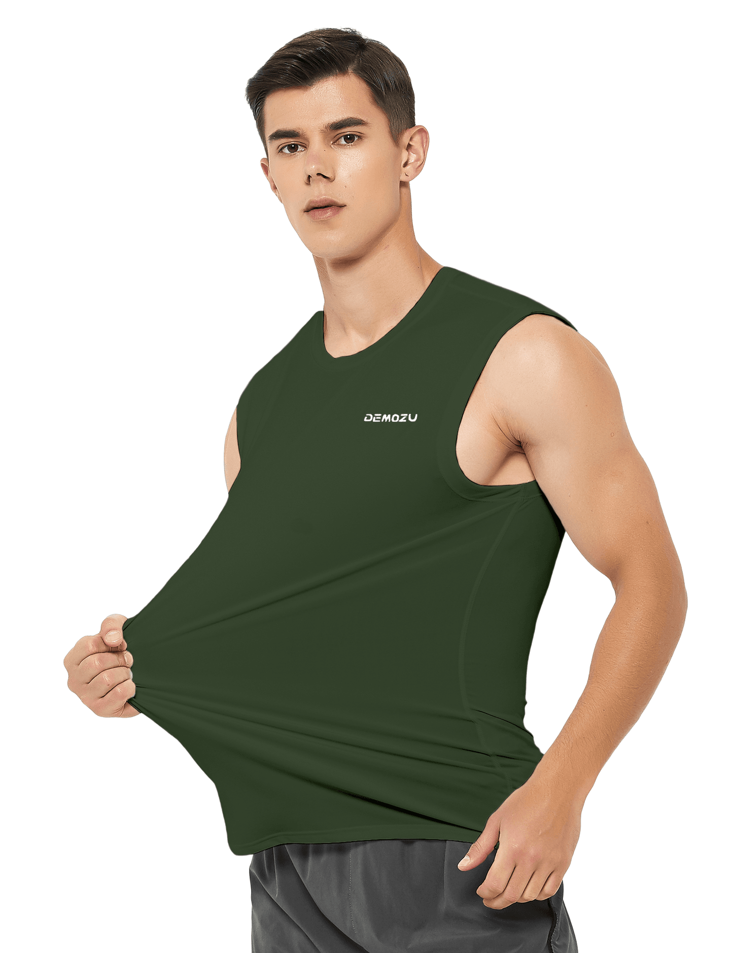 Men's Sleeveless Workout Swim Shirts (Regular & Big and Tall) - DEMOZU Sports