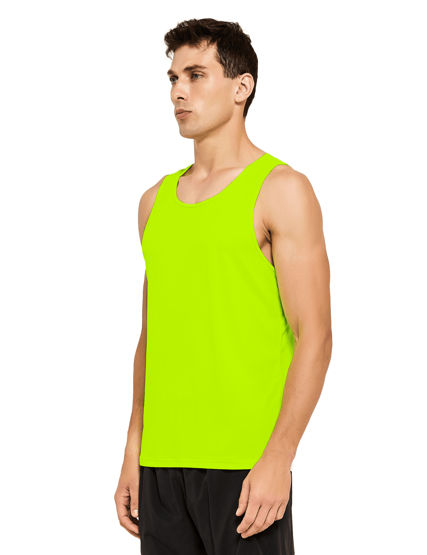 Men's Neon Running Athletic Tank Top - DEMOZU Sports