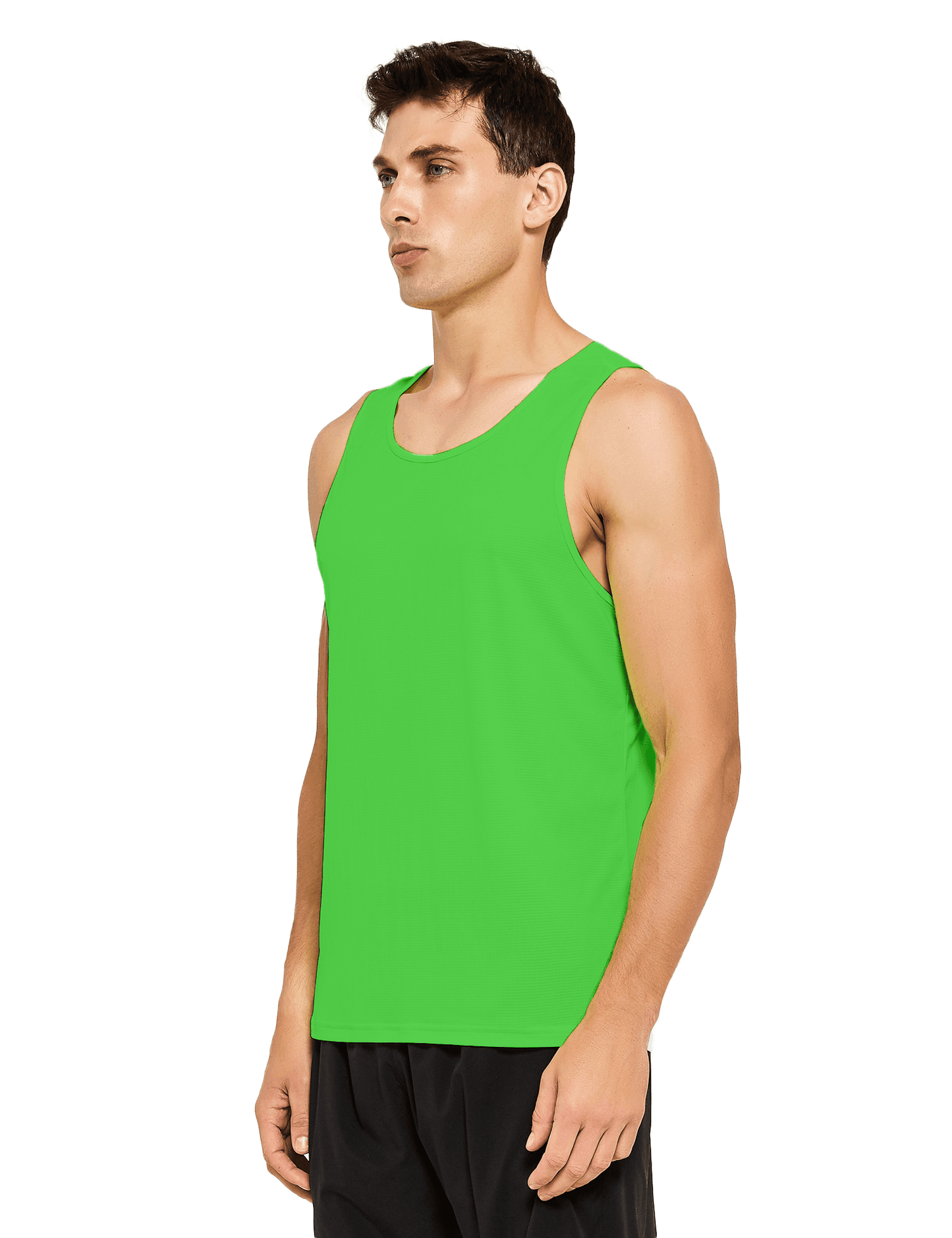 Men's Neon Running Athletic Tank Top - DEMOZU Sports