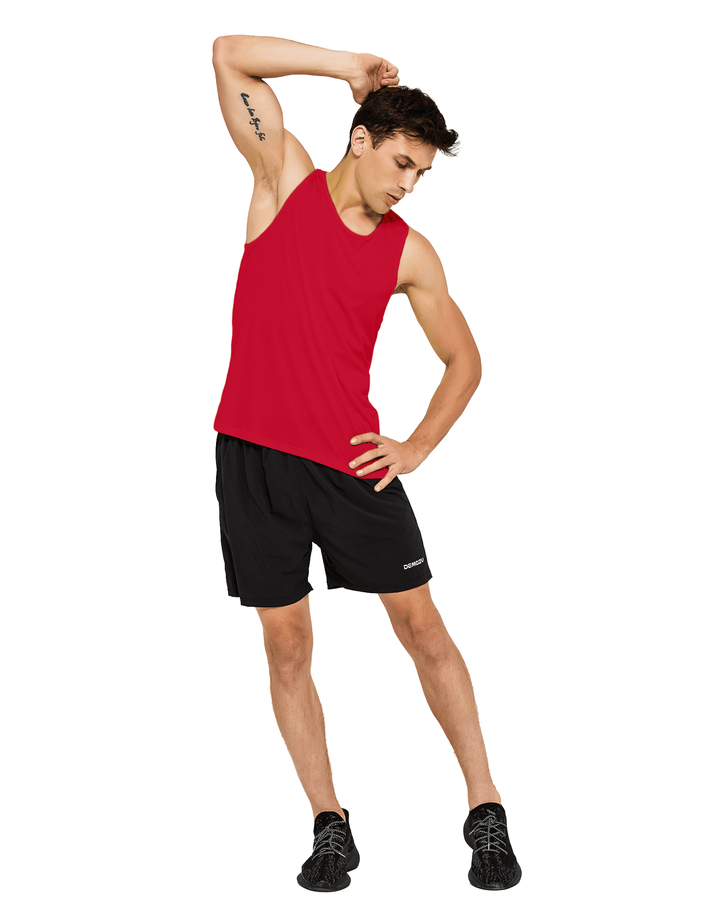 Men's Neon Running Athletic Tank Top - DEMOZU Sports