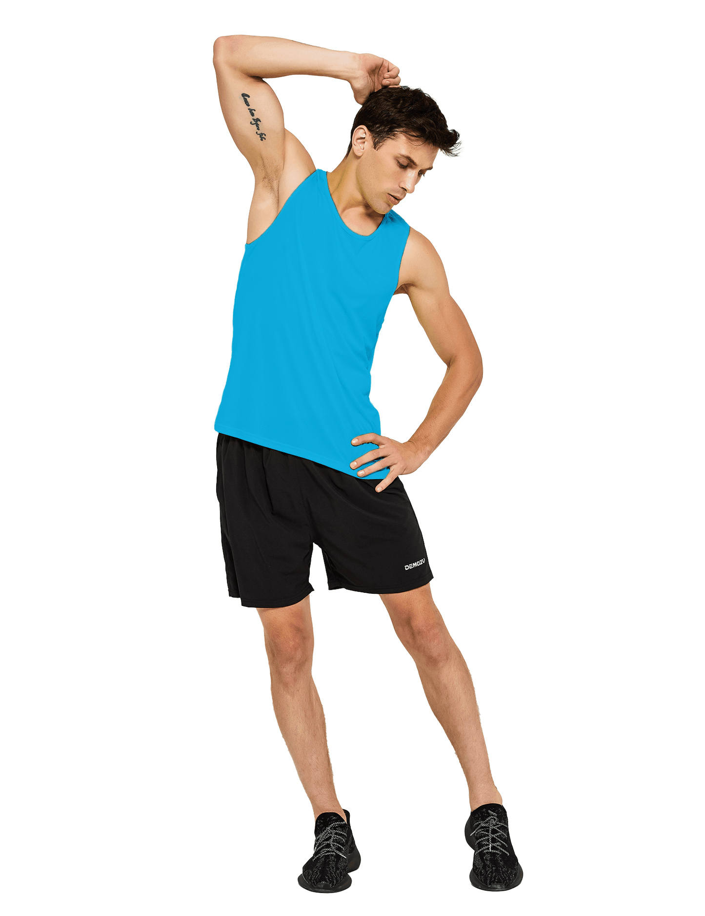 Men's Neon Running Athletic Tank Top - DEMOZU Sports