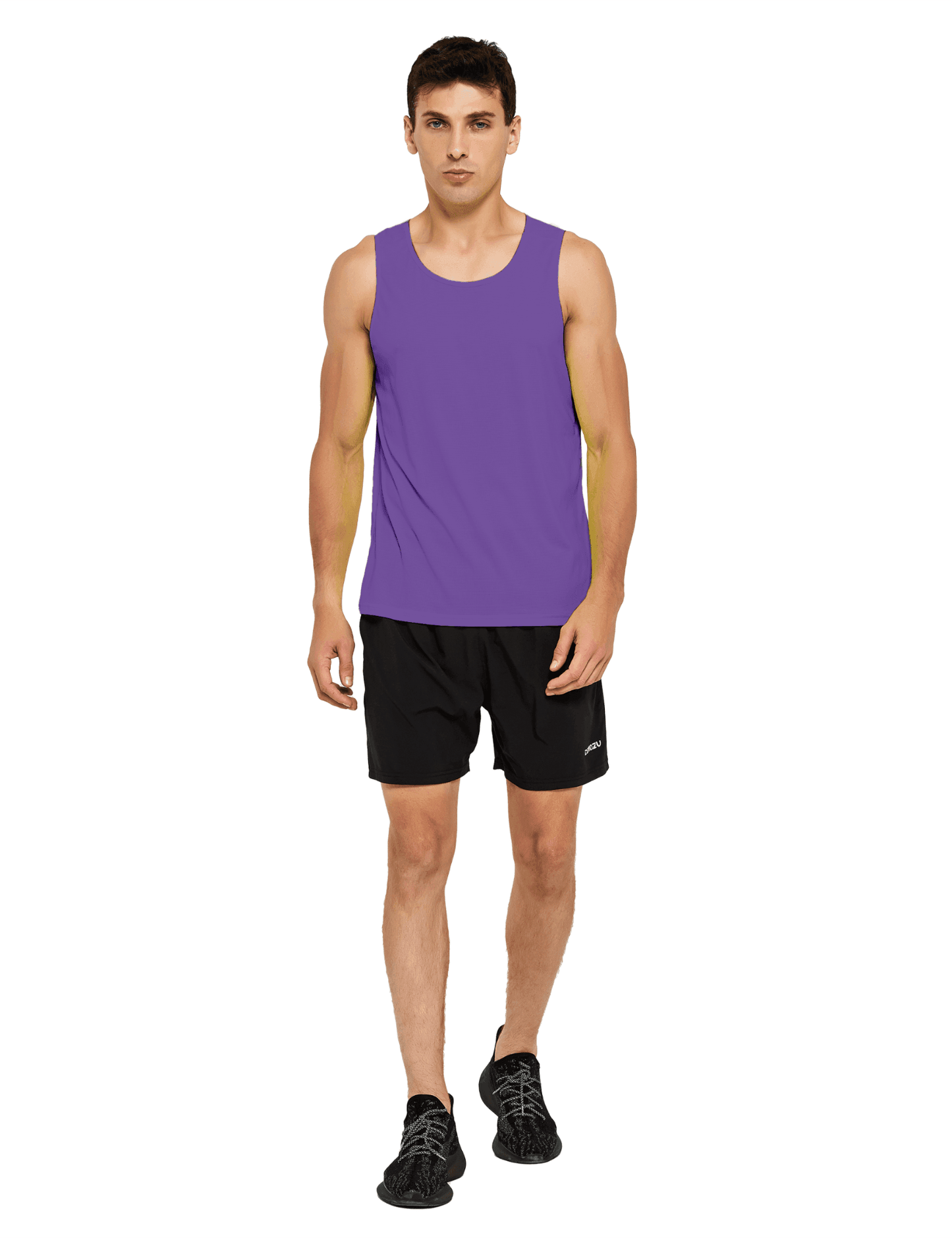 Men's Neon Running Athletic Tank Top - DEMOZU Sports