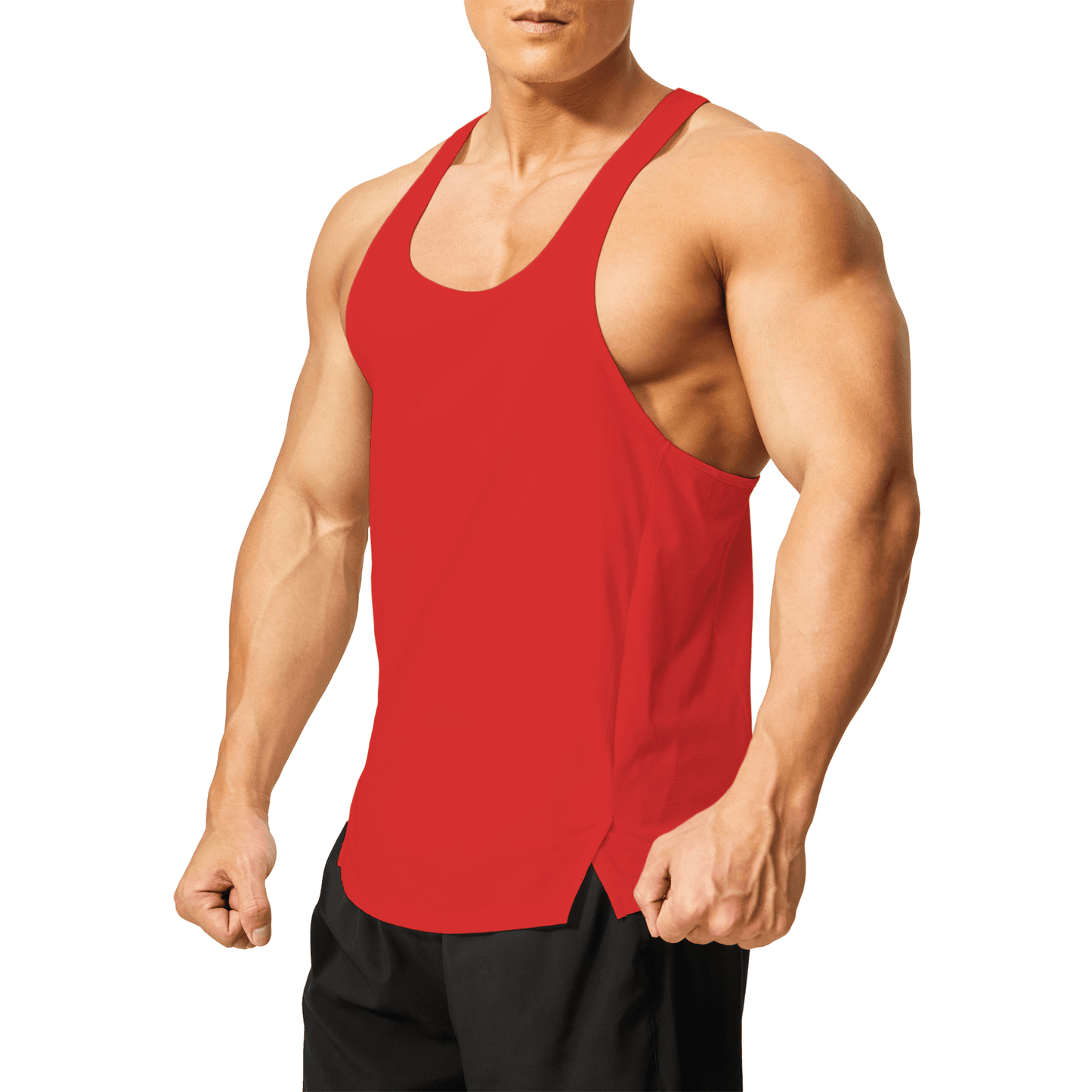 Men's Y Back Stringer Tank Top - DEMOZU Sports