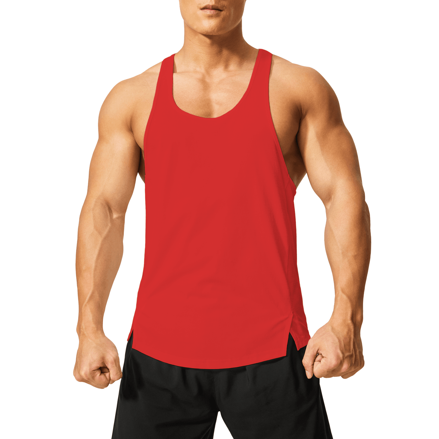 Men's Y Back Stringer Tank Top - DEMOZU Sports