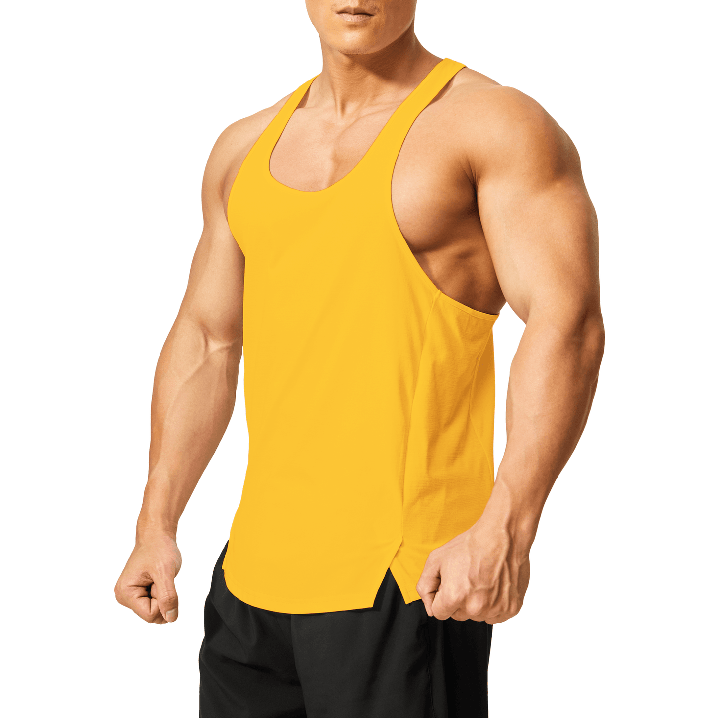 Men's Y Back Stringer Tank Top - DEMOZU Sports