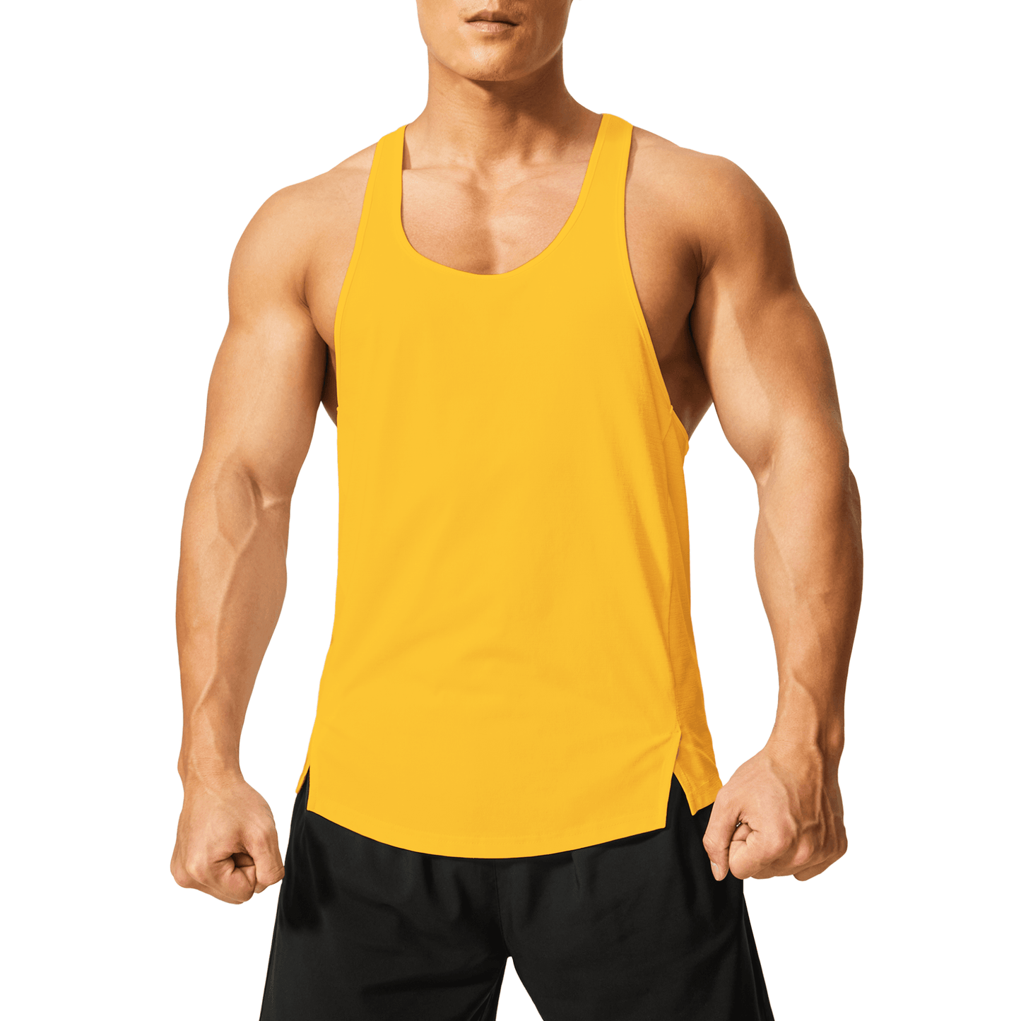 Men's Y Back Stringer Tank Top - DEMOZU Sports