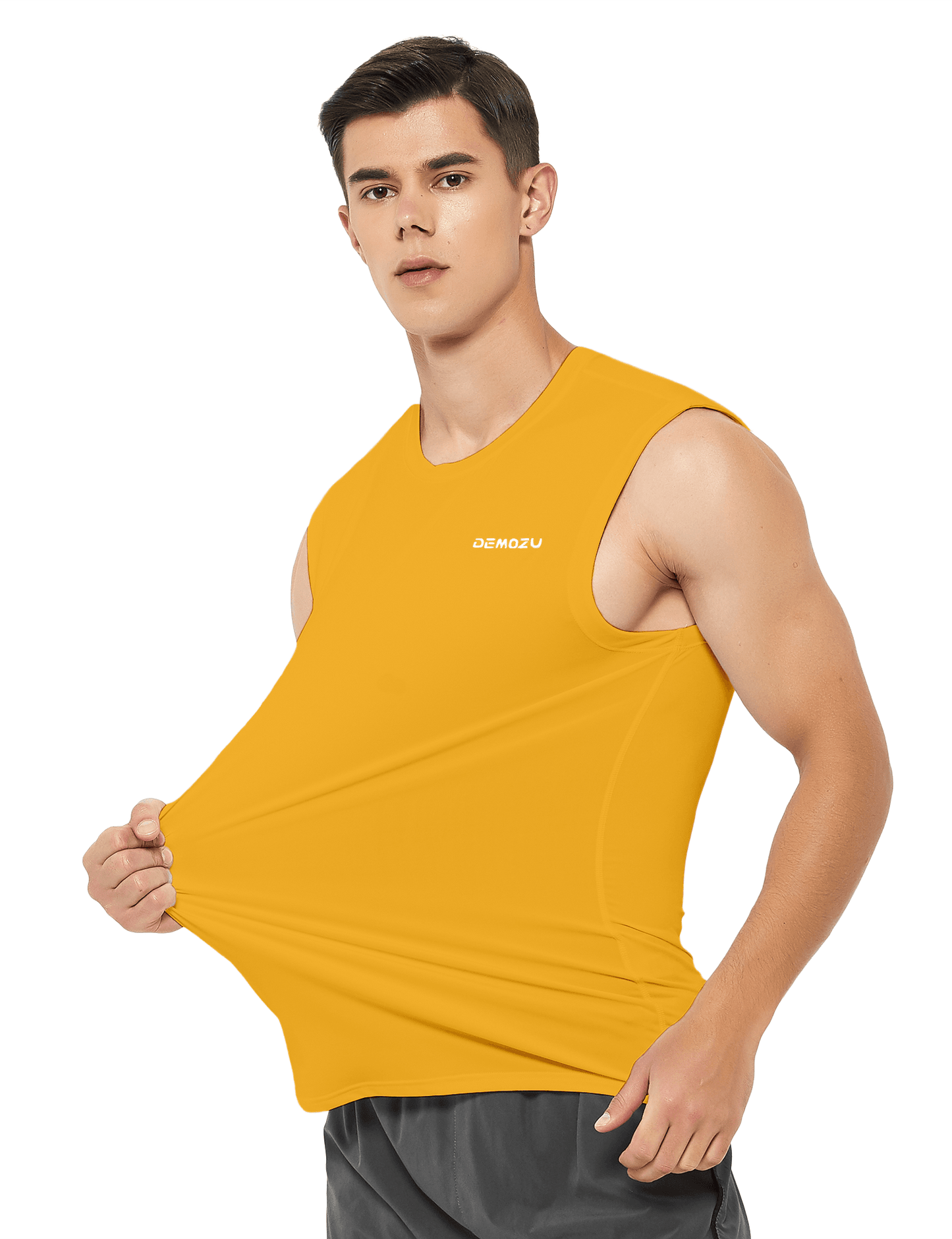 Men's Sleeveless Workout Swim Shirts (Regular & Big and Tall) - DEMOZU Sports