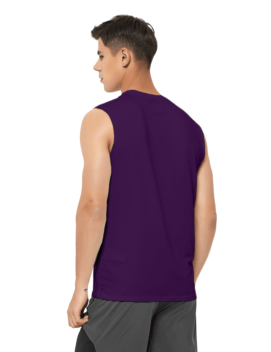Men's Sleeveless Workout Swim Shirts (Regular & Big and Tall) - DEMOZU Sports