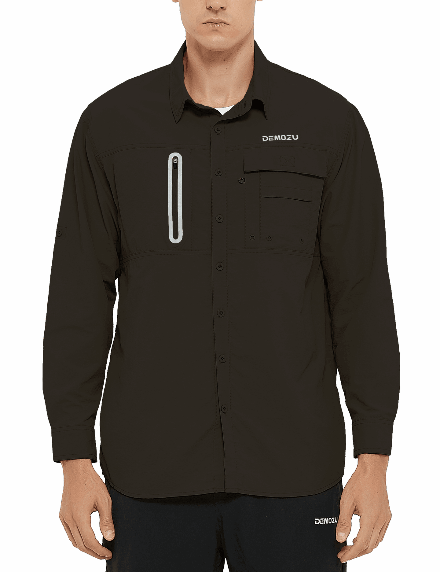 Men's Long Sleeve SPF 50+ Fishing Hiking Outdoor Shirts - DEMOZU Sports