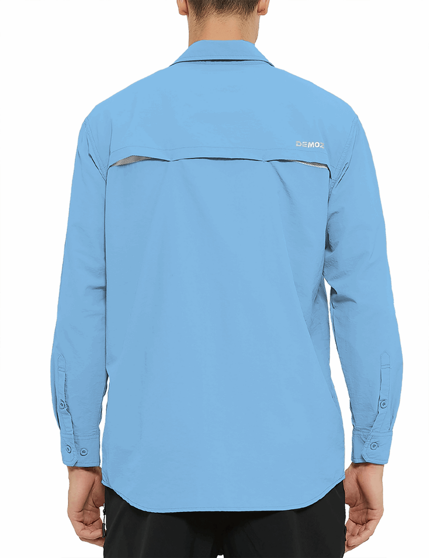 mens spf 50 long sleeve fishing hiking outdoor shirts