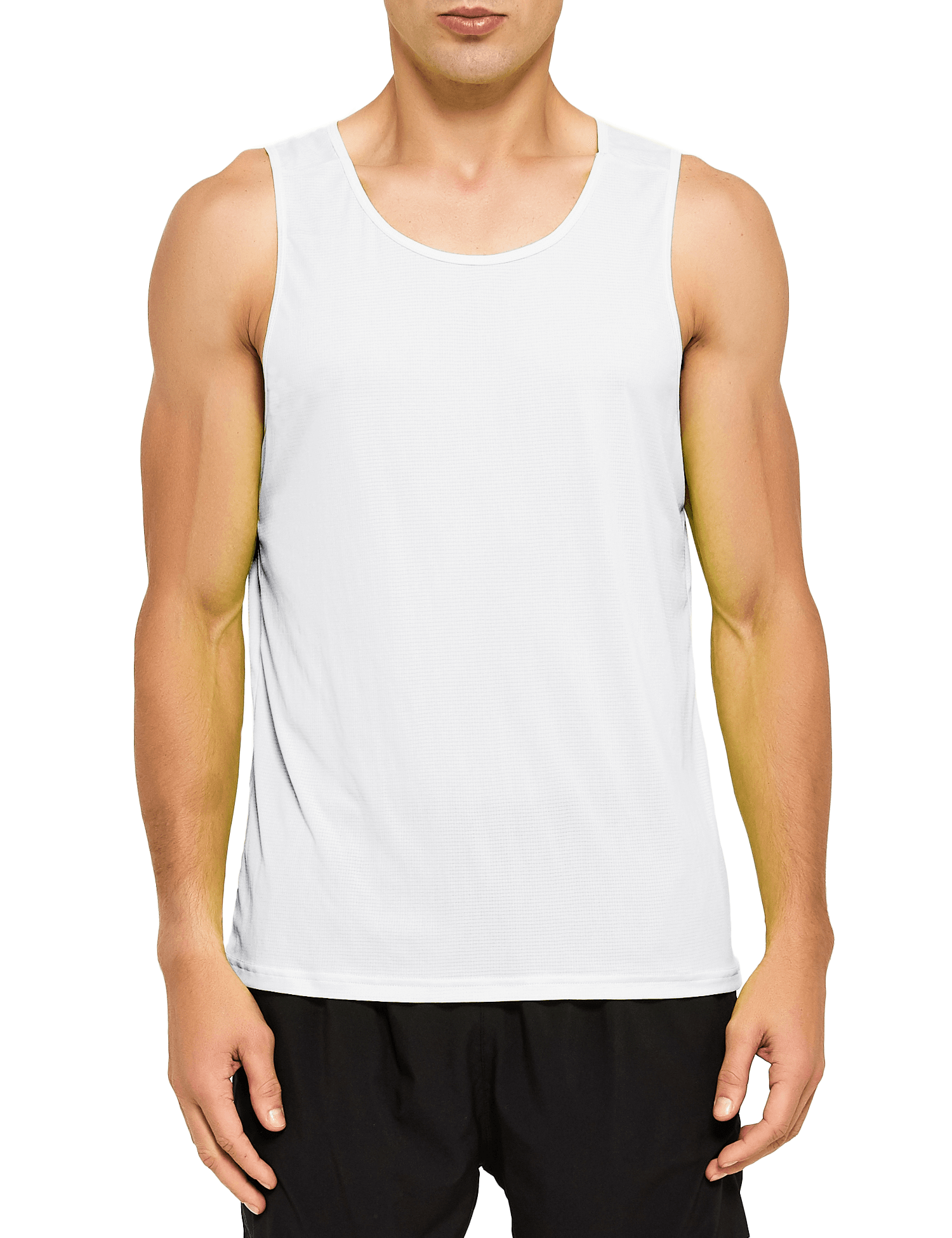 Men's Neon Running Athletic Tank Top - DEMOZU Sports