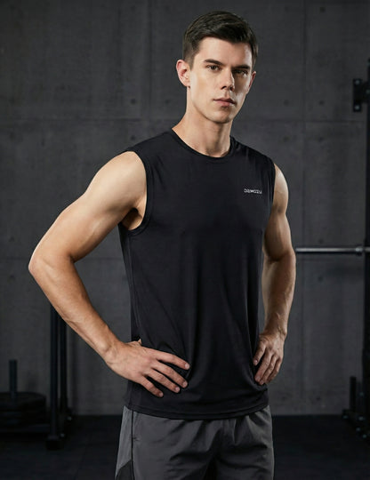 Men's Sleeveless Workout Swim Shirts (Regular & Big and Tall)