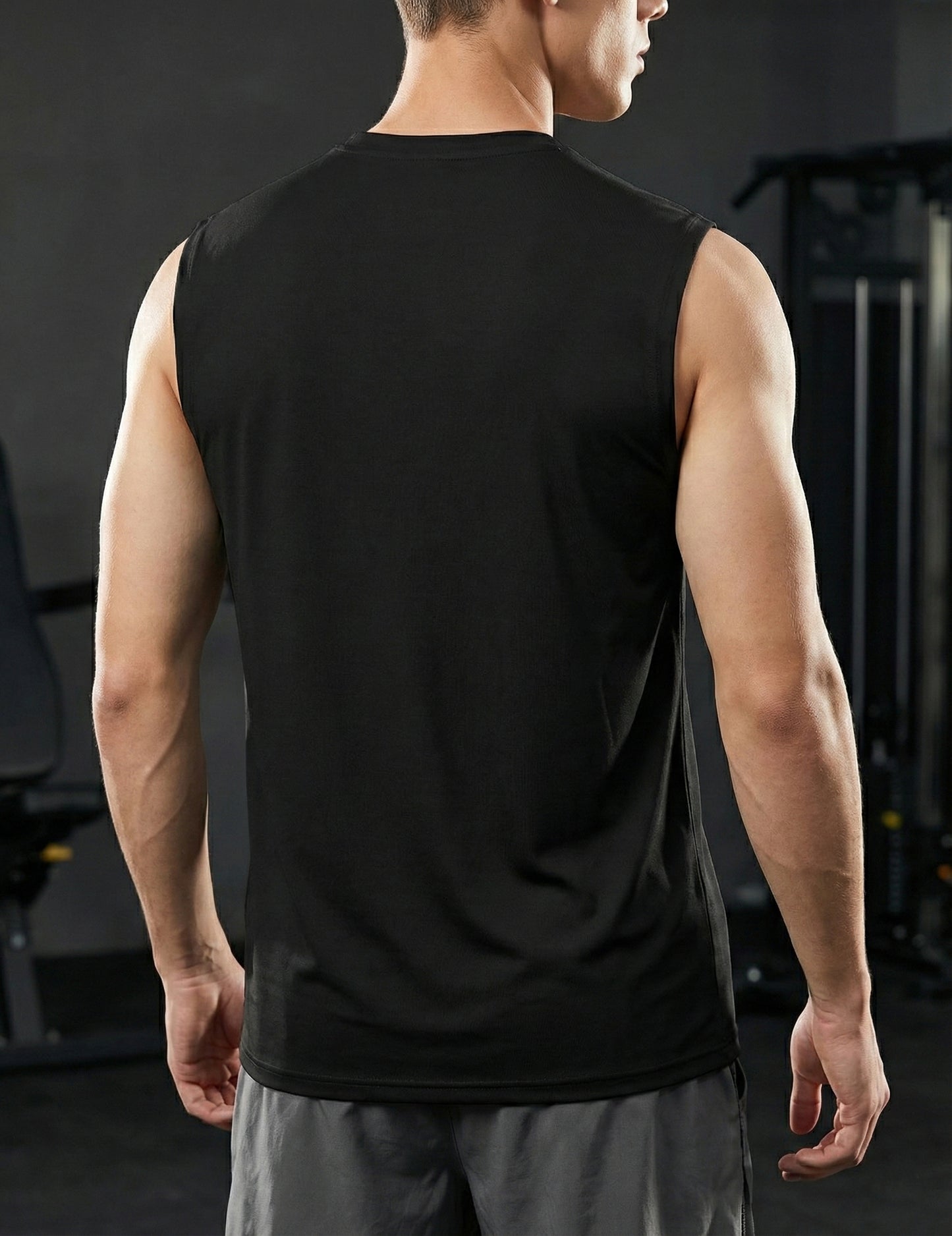 Men's Sleeveless Workout Swim Shirts (Regular & Big and Tall)