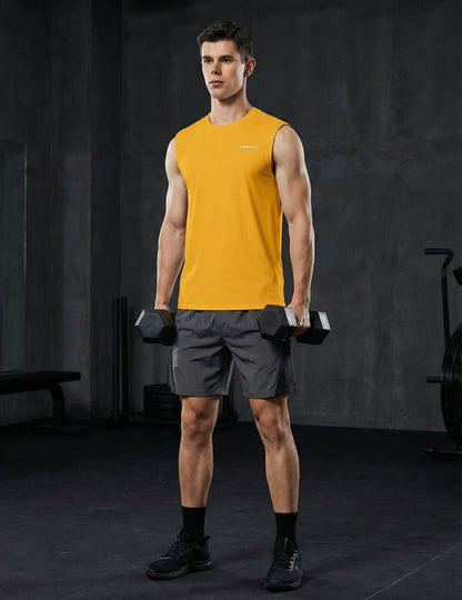 Men's Sleeveless Workout Swim Shirts (Regular & Big and Tall)