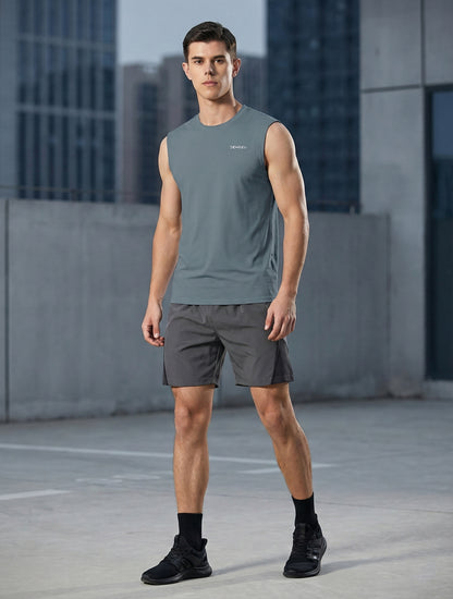 Men's Sleeveless Workout Swim Shirts (Regular & Big and Tall)