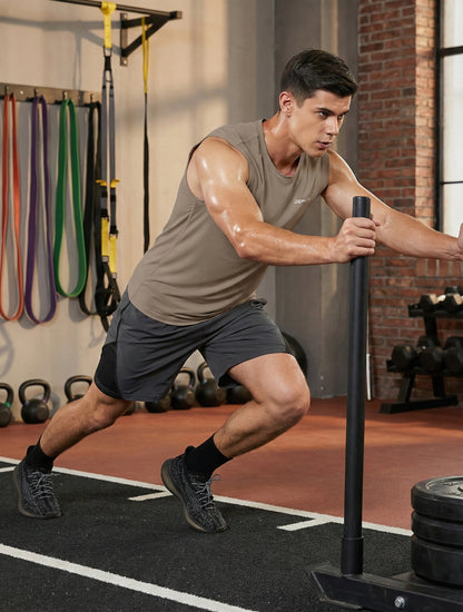 Men's Sleeveless Workout Swim Shirts (Regular & Big and Tall)