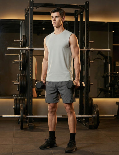 Men's Sleeveless Workout Swim Shirts (Regular & Big and Tall)