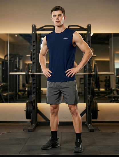 Men's Sleeveless Workout Swim Shirts (Regular & Big and Tall)