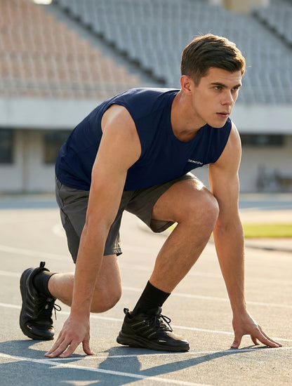 Men's Sleeveless Workout Swim Shirts (Regular & Big and Tall)