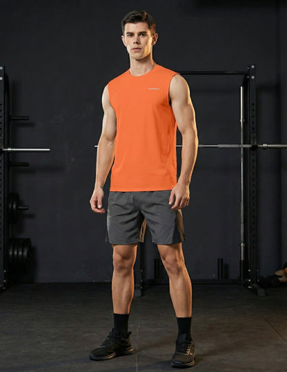Men's Sleeveless Workout Swim Shirts (Regular & Big and Tall)