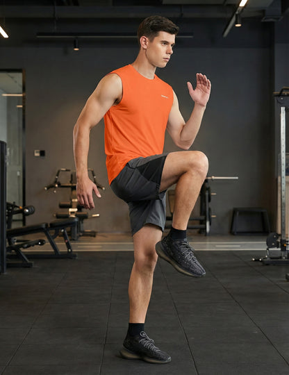 Men's Sleeveless Workout Swim Shirts (Regular & Big and Tall)