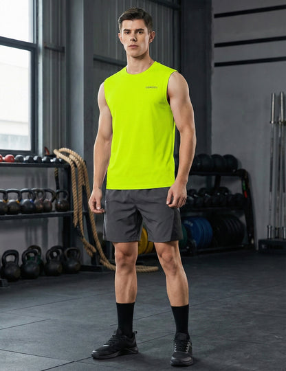 Men's Sleeveless Workout Swim Shirts (Regular & Big and Tall)