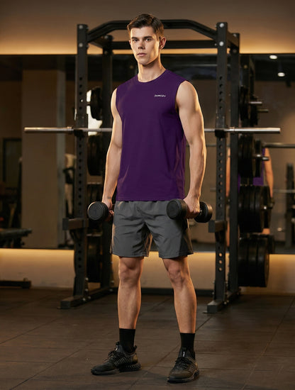 Men's Sleeveless Workout Swim Shirts (Regular & Big and Tall)