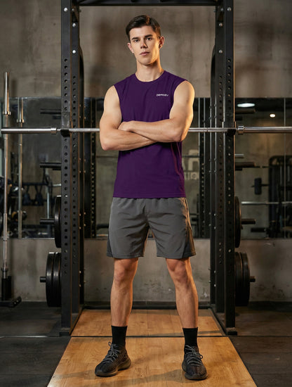 Men's Sleeveless Workout Swim Shirts (Regular & Big and Tall)