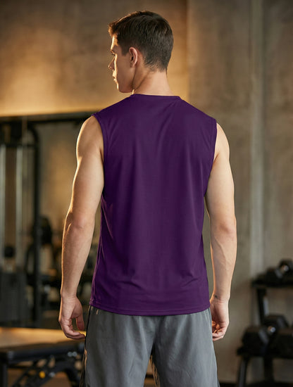Men's Sleeveless Workout Swim Shirts (Regular & Big and Tall)