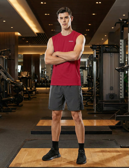 Men's Sleeveless Workout Swim Shirts (Regular & Big and Tall)