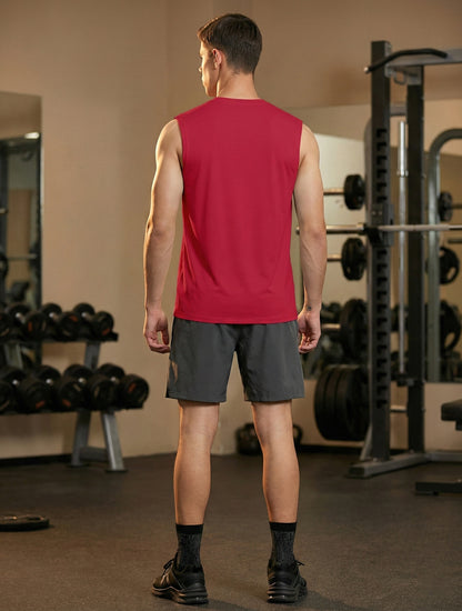 Men's Sleeveless Workout Swim Shirts (Regular & Big and Tall)
