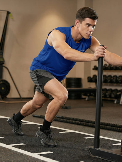 Men's Sleeveless Workout Swim Shirts (Regular & Big and Tall)