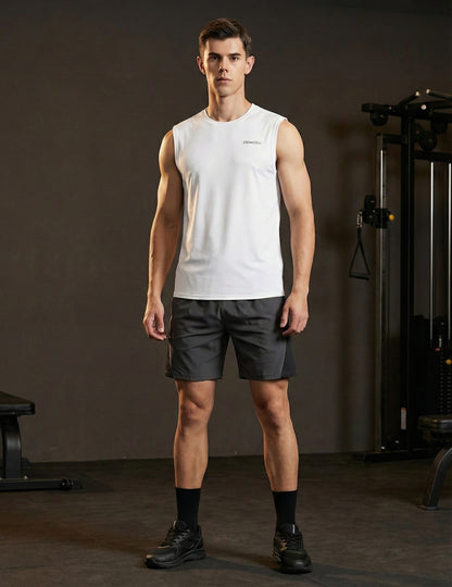 Men's Sleeveless Workout Swim Shirts (Regular & Big and Tall)