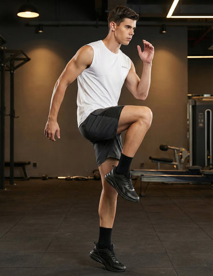 Men's Sleeveless Workout Swim Shirts (Regular & Big and Tall)