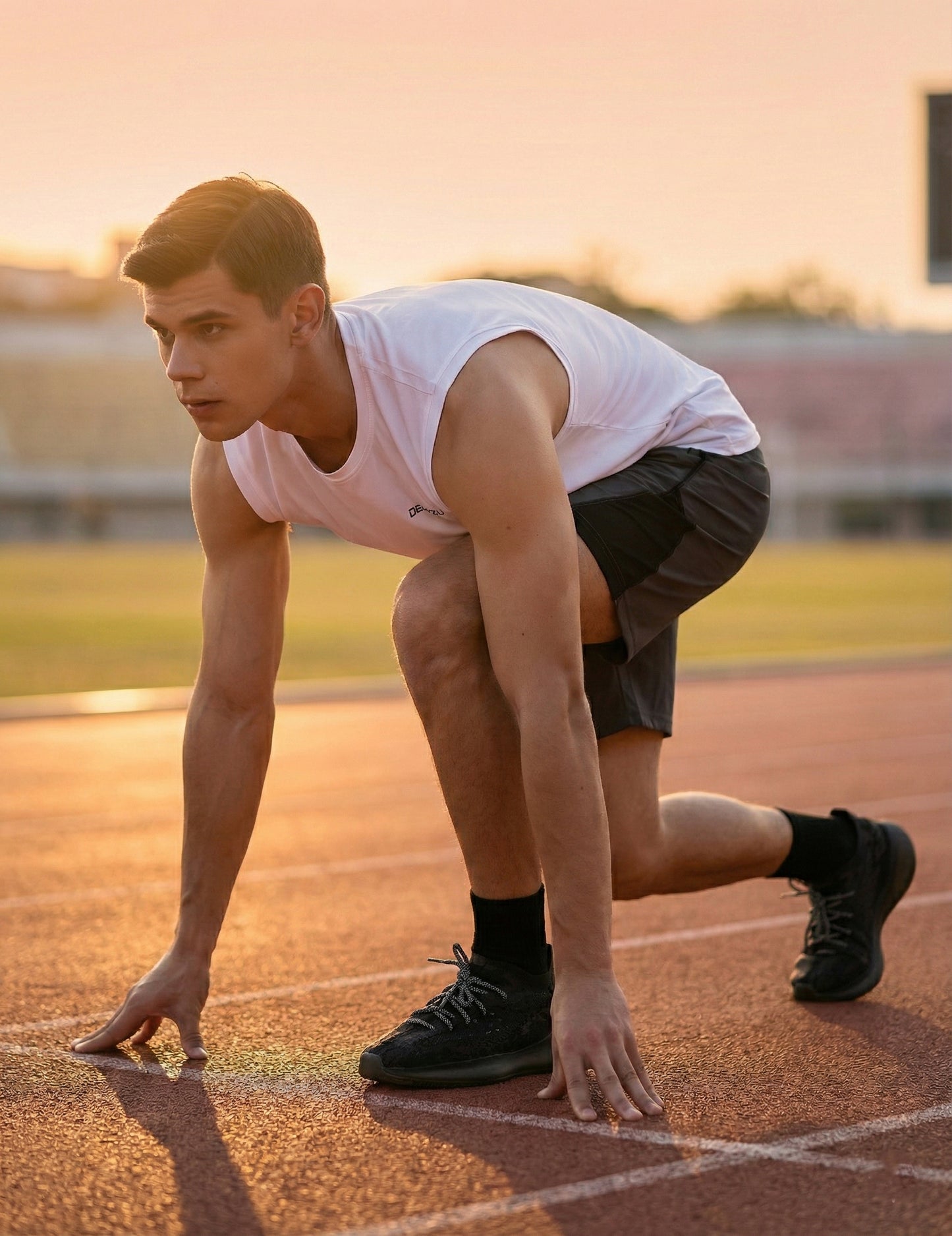 Men's Sleeveless Workout Swim Shirts (Regular & Big and Tall)