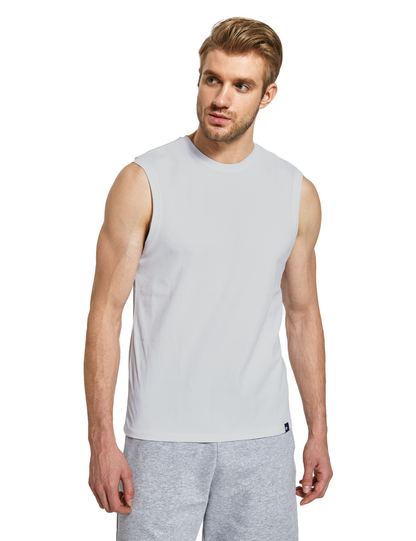 mens sleeveless shirts light grey