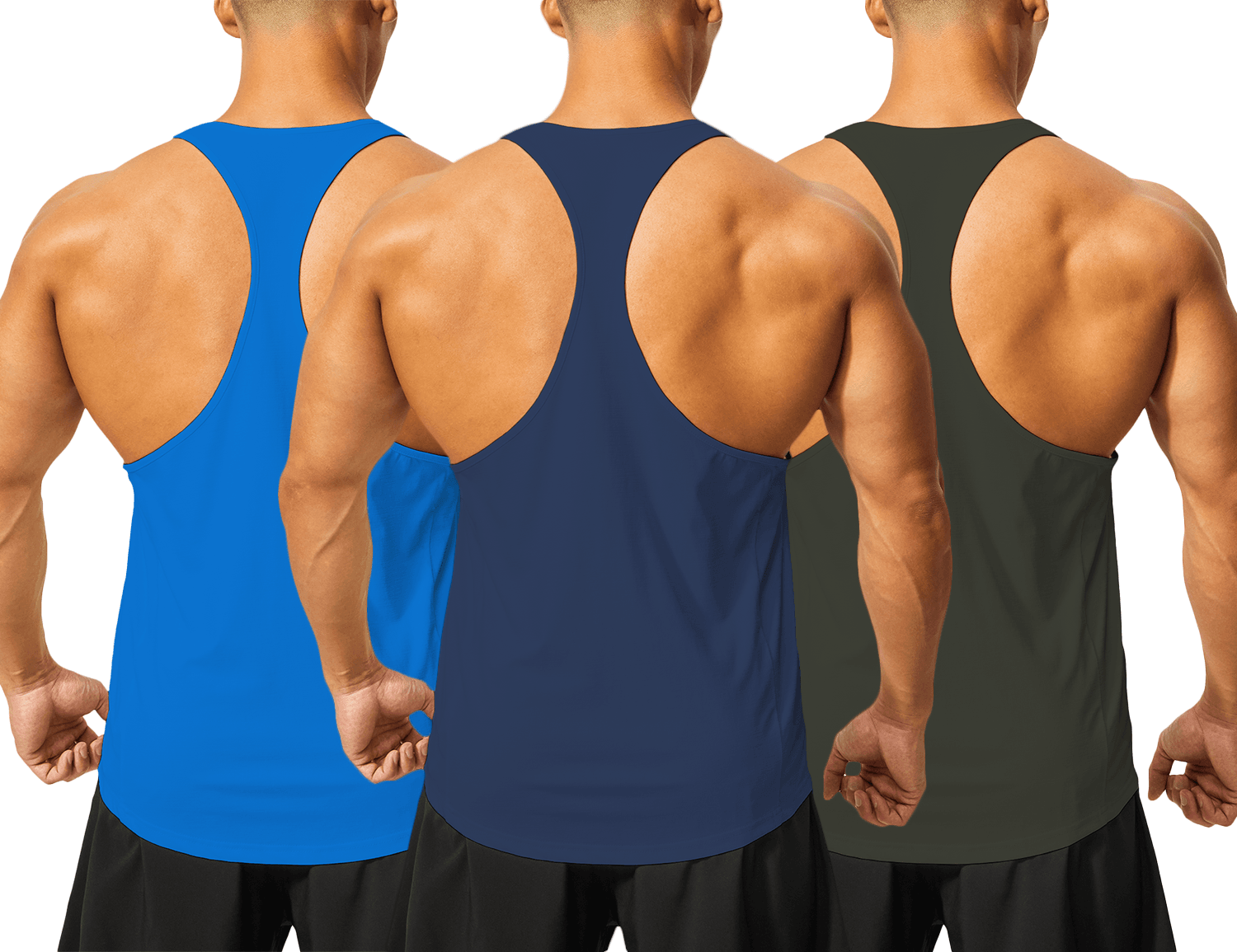 Men's Y Back Stringer Tank Top - DEMOZU Sports