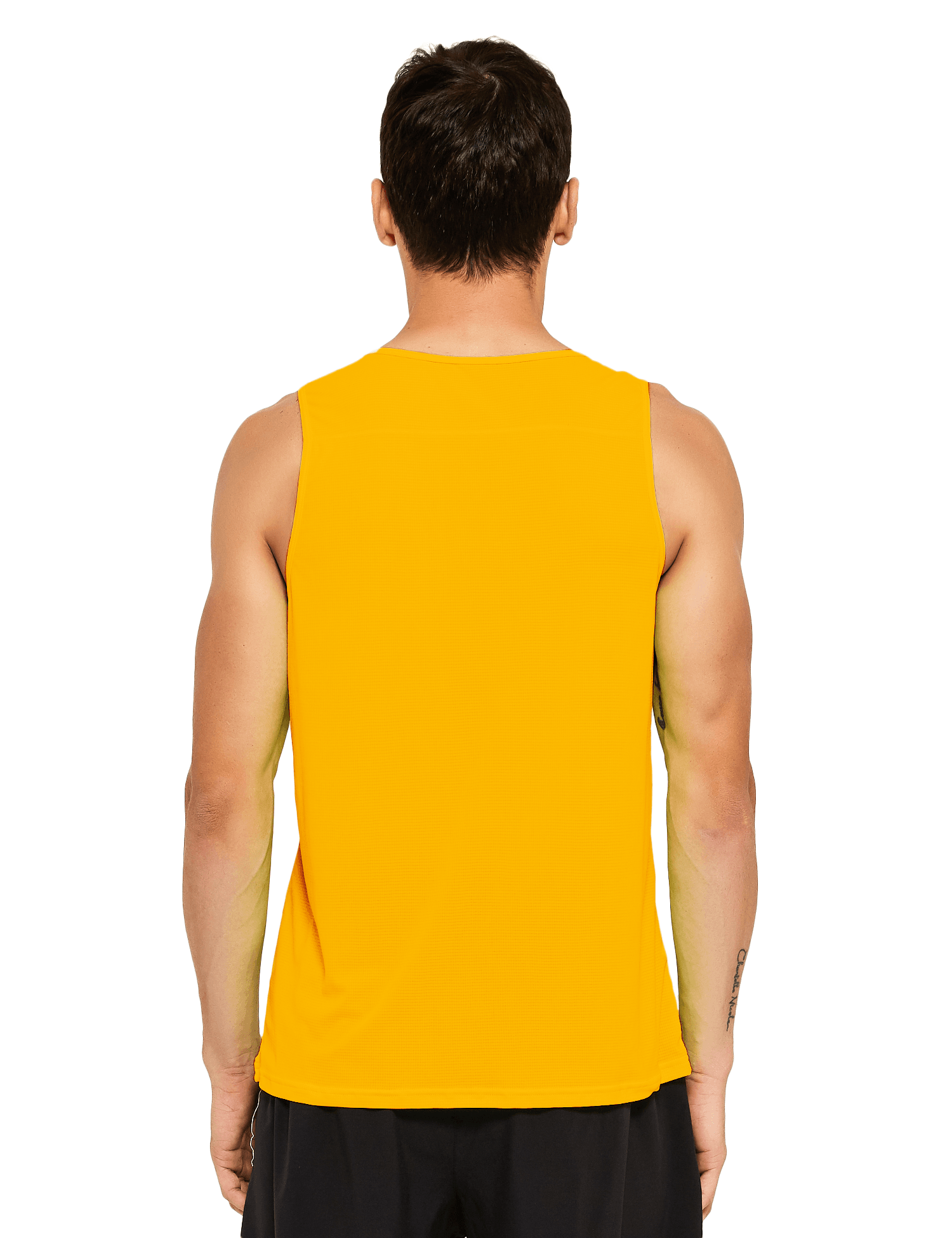 Mens neon sales yellow tank top