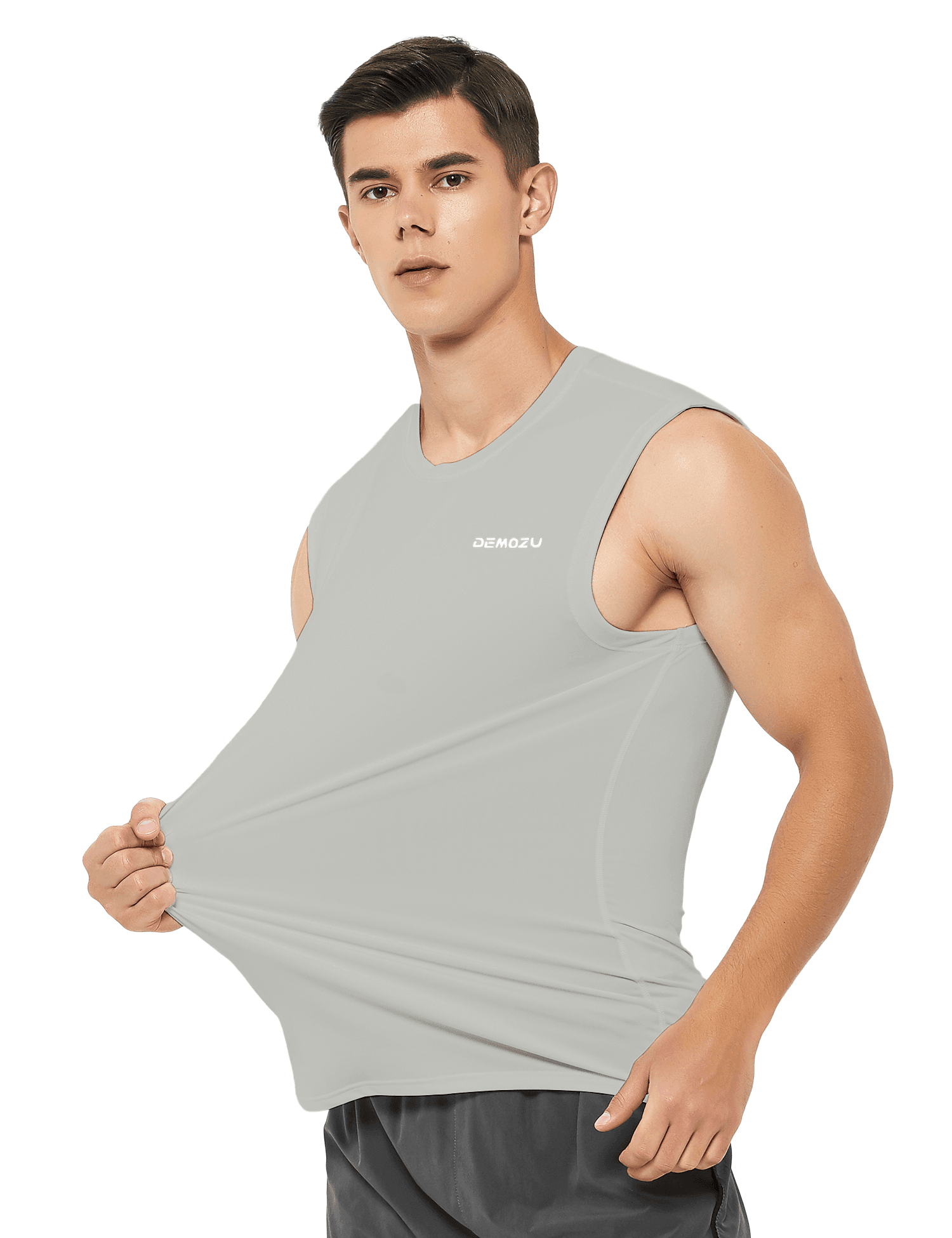 Men's Sleeveless Workout Swim Shirts (Regular & Big and Tall) - DEMOZU Sports