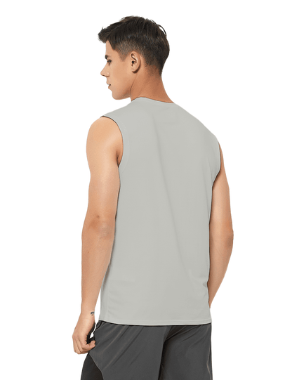 Men's Sleeveless Workout Swim Shirts (Regular & Big and Tall) - DEMOZU Sports